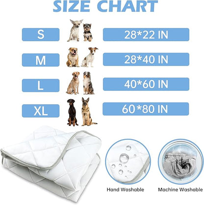 Dog Cooling Mat, Cat Self Cool Ice Pads,Lightweight Pet Pad Blanket Bed Cover,Puppies Summer Cool Tech Fabric,Washable Dog Sleeping Mat for Home & Outdoor,Keep Cooling for Pets