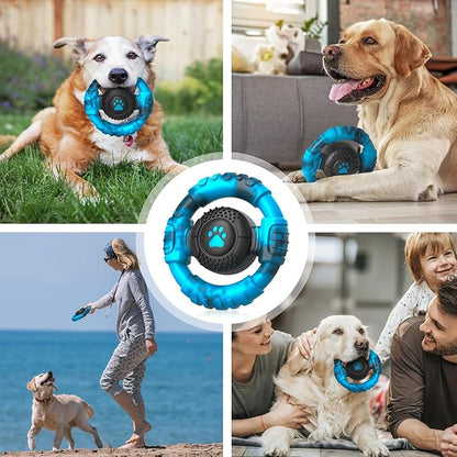 Pamlulu Tough Dog Toys for Aggressive Chewers, Indestructible Dog Toy for Large Dogs, Nylon Chew Toys for Medium Large Breed, Interactive Dog Toys to Keep Them Busy, Dog Birthday