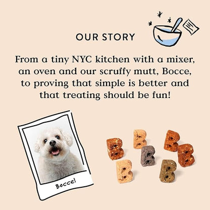 Bocce's Bakery Bedtime Tea Treats + Calming Supplement Bundle for Dogs – All-Natural, Wheat-Free Biscuits & Stress Support with Chamomile, Lemon Balm, L-Theanine – Real Ingredients Baked in The USA