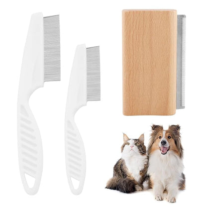Dog & Cat Deshedding Brush - Pet Hair Removal Tool | Grooming Supplies for Short or Long Hair, Effective Combs for Shedding Control or Coat Cleaning