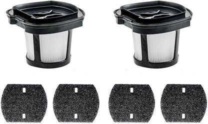 2579 Vacuum Replacement Filters Compatible with Bissell Pet Hair Eraser 2390A 2389 & AutoMate 2284W Lithium Ion Cordless Hand Vacuum,Compare to Part # 1614212, 1614203 & 1614204