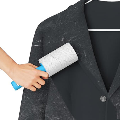 Extra Sticky Lint Roller, Mega Value Set 400 Sheets for Pet Hair Removal, Dog and Cat Lint Remover for Clothes, Furniture, Carpet