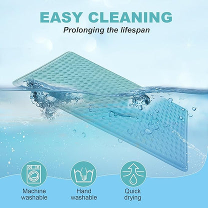 GOLOPET Large Dog Cooling Mat 45x23 in,Ice Breathable Fabric, Solid Silicone Honeycomb Heat Dissipation Structure, Long-Lasting Coolness Cooling Mat for Dogs(Q-Max>0.5) Washable& Non-Toxic