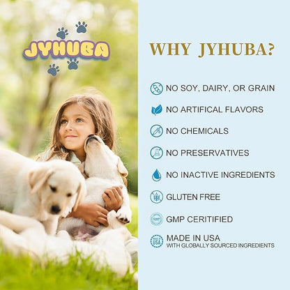Pet Pain Relief for Dogs & Cats – Natural Joint Supplement with Pea, Glucosamine, MSM, Green Lipped Mussels – Promotes Mobility, Reduces Inflammation & Pain – Made in USA 2.5oz (72g)