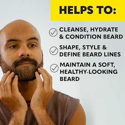 The Beard Club Beard Kit for Men - Grooming & Care Kit - Cedar & Sandalwood Oil, Cedar Balm, Shampoo, Brush, Comb, Trimming Scissors, Straight Edge Razor - Gift Set