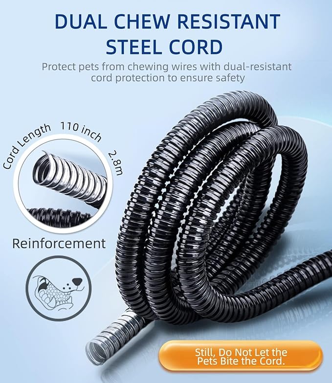 uncn Dog Cat Heating Pad Pressure Activated 19.5 X 29 Pet Heat Pack Automatic Electric Heated Bed Mat for Indoor Warming Pad Chew Resistant Cord, Adjustable Temperature Waterproof Washable (Large-1)