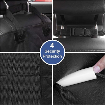 HONEST OUTFITTERS Dog Car Seat Cover 2 Pack, Waterproof Front Seat Car Cover for Cars, Trucks, and Suvs, Pet Front Cover for Cars, Nonslip Dog Seat Cover, Black