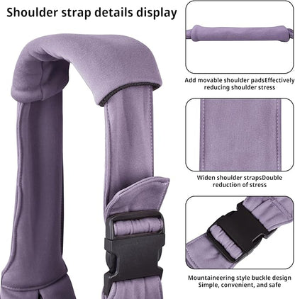 CUBY Dog and Cat Sling Carrier - Hands Free Adjustable Small Pet Sling - Soft Pouch and Tote Design - Suitable for Puppy, Small Dogs Cats Outdoor