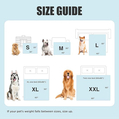 Tuiskusa Premium Cooling Blanket for Dogs Pet Cooling Pads Washable Pet Cool Mat for Cats Hot Weather Puppy Lightweight Throw Calming Pad(60x80 inches)