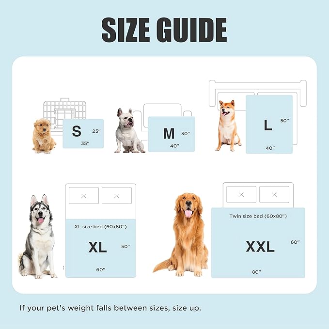 Tuiskusa Premium Cooling Blanket for Dogs Pet Cooling Pads Washable Pet Cool Mat for Cats Hot Weather Puppy Lightweight Throw Calming Pad(22x28 inches)
