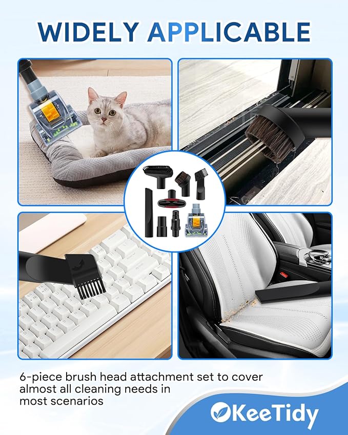 Upgraded Pet Hair Power Brush Attachment for Shark Navigator and Rotator Vacuums, Pet Upholstery Tool & Carpet Turbo Brush,NV350 NV351 NV352 NV356 NV357 NV360 NV501–Part 119FFJ 351FJV540 224FFJ480