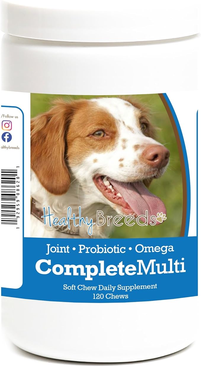 Healthy Breeds Brittany All in One Multivitamin Soft Chew 120 Count