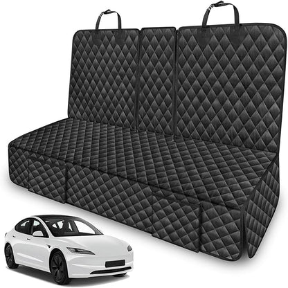 Dog Car Seat Cover for Back Seat Compatible with Hyundai Elantra/Elantra N Santa Cruz Sonata Ioniq 5 6 Accessories 2000-2026, Waterproof Non-Slip Pet Bench Seat Covers Sedan Backseat