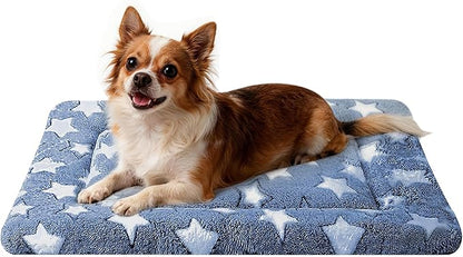 Dog Bed Mat, Reversible Crate Pads for Small/Medium/Large Dogs & Cats Sleeping, Portable & Soft, Dog Beds Crate Pad M(30"*20"*1.5")