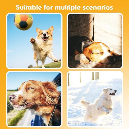 2-in-1 GPS Tracker for Dogs: Smart Collar with Real-Time Location, No Monthly Fee, Unlimited Range (iOS Only) GPS Tracker Dog Collar- Ideal for Small, Medium Large Dogs(Tracker Included) (Brown)