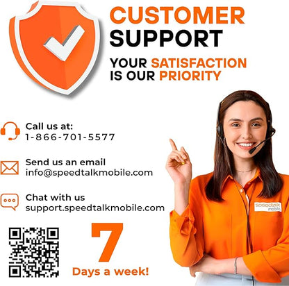 SpeedTalk Mobile GSM SIM Card for 5G 4G GPS Trackers - Pet Kid Senior Vehicle Tracking Devices - 30 Day Service| USA Coverage Canada & Mexico Roaming