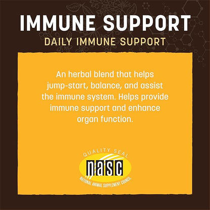 Earth Animal Apothecary Liquid Supplement - Immune Support Herbal Remedies for Dogs & Cats - 2 fl oz