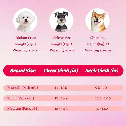 YIMEIS Dog Harness and Leash Set, No Pull Soft Mesh Pet Harness, Reflective Adjustable Puppy Vest for Small Medium Large Dogs, Cats (Rose Red, Medium (Pack of 1)