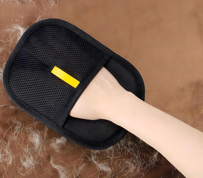 Pet Hair Removal Glove for Cats and Dogs | Works on Upholstery, Carpets, and Fabrics