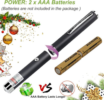 XIMIBI Laser Pointer for Cats and Dogs - 3 Pack Pet Kitten Indoor Training Chaser Toys - Cat Pointer Teaching Indicator