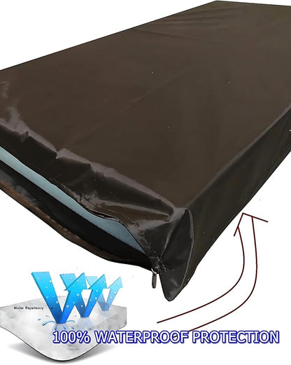 Dogbed4less Orthopedic Gel Memory Foam Pet Dog Bed, Waterproof Liner with External Microsuede Cover and Bonus Antislip Cover (Microsuede Gray, 41"X27"X4" Inches)