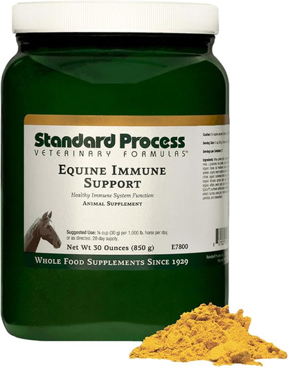 Standard Process Inc. Equine Immune Support - Dietary Supplement for Equine Health - Immune System Support with Vitamin A & Whey Protein - Whole-Food Based Horse Supplement - 850 g