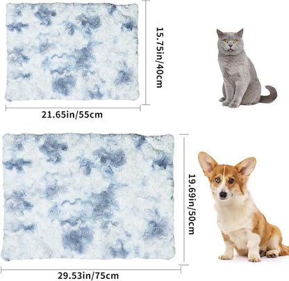 Self-Warming Cat Bed Pad 30x20 inches Self-Heating Cat Bed Mat Thermal Blanket for Indoor Cats & Dogs