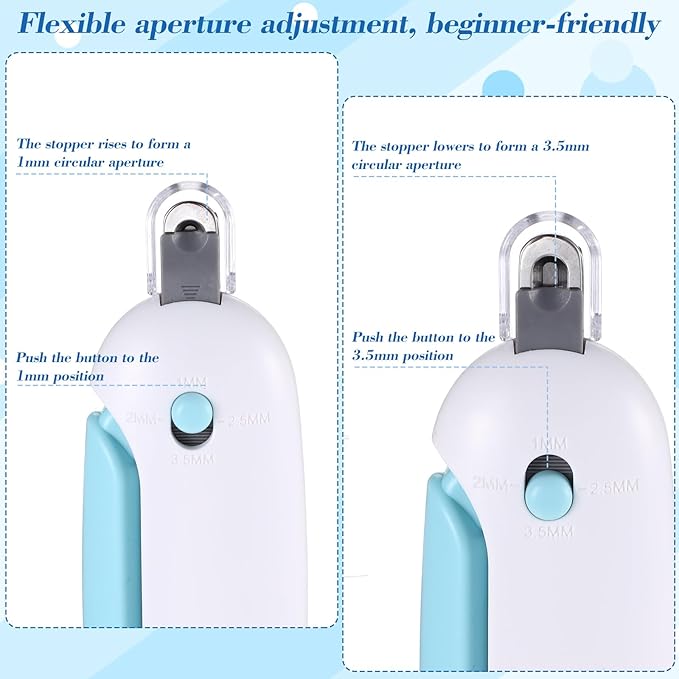 Lusofie Pain-Free Cat Nail Clippers for Indoor Cats - Quick & Safe Claw Trimmer with Guard to Prevent Overcutting, Anti-Splash Design & Hidden Nail File | for Kittens & Adult Cats