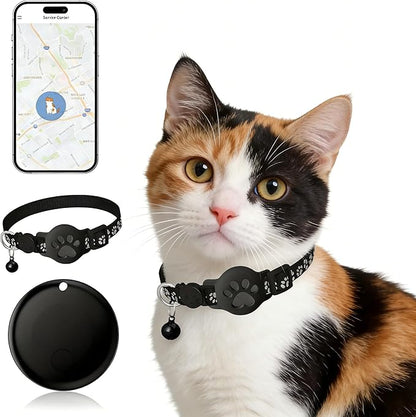 Pet Tracker,GPS Collar for Cats,Smart tag,Waterproof Compatible with Find My,No Monthly Fee,Advanced Tracking Solution Smart Collar for Pet Safety Ideal Small Large Cats(Android User)