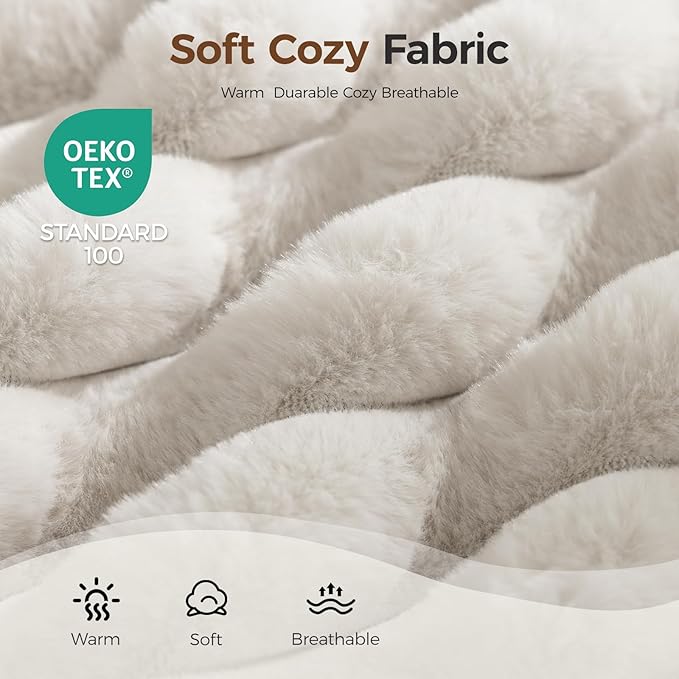 Orthopedic Dog Bed for XXL Jumbo Dog, Waterproof Pet Bed,Non-Slip Bottom and Egg-Crate Foam with Removable Washable Cover Crate Bed,Cream,47"x29"x4"