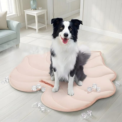 Vagascape Dog Cooling Mat, Washable Pet Cooling Mat, 47" x 45" Thick & Durable Large Cooling Mat for Dogs, Portable Foldable Premium Cooling Pad for Indoor, Outdoor, Travel, Camping, Patio and Beach
