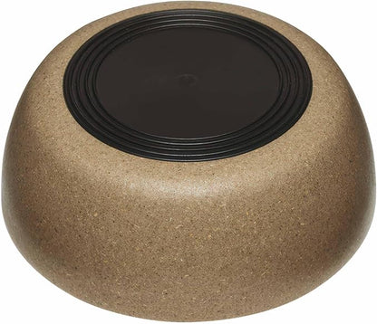 Loving Pets - Dolce Bamboo - Eco-Friendly Pet Bowls & Dishes for Dog, Cats, Puppy Food and Water Bowl -Sustainable and Dishwasher Safe, Made with Real Bamboo (Medium, Coffee-Brown)