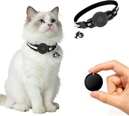 GPS Collar for Cats (Android Only) Smart tag,Pet Tracker,Waterproof Compatible with Google Find My,No Monthly Fee,Tracking Solution Smart Collar for Pet Safety,Small Large Cats (GPS Tracker for cat)