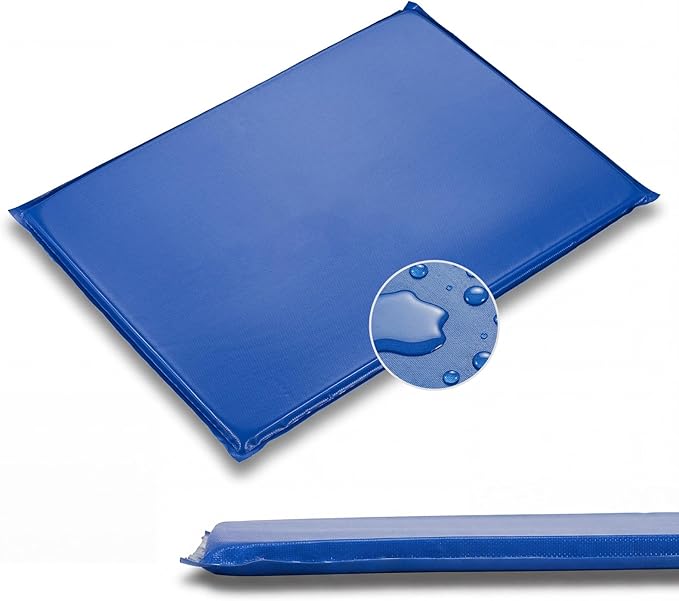 Veehoo Waterproof Dog Bed Crate Pad for Small Medium Dogs, Dog Kennel Pad Outdoor Bed Washable Kennel Mat for Dogs, Puppy Crate Bed, Post Surgery Recovery & Training