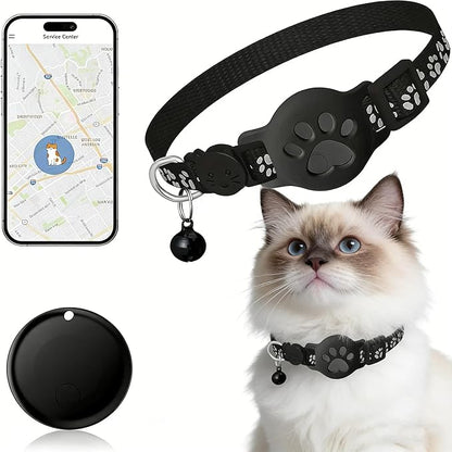Pet Tracker,GPS Collar for Cats (Android Only) Smart tag,Waterproof Compatible with Google Find My,No Monthly Fee,Smart Collar for Pet