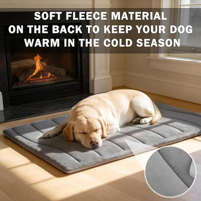SCENEREAL Dog Cooling Mat for Crate, Thicken Self-Cooling Dog Pad Reversible (Cool & Warm), 36"x23" Pet Cool Bed for M Large XL Dogs,Kennel Sofa Mats Machine Washable, Durable Non-Toxic Gel, Outdoor