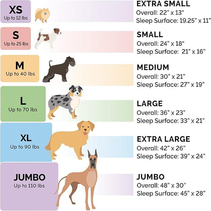 Furhaven Dog Bed for Large Dogs, 100% Washable, Sized to Fit Crates - Sherpa Fleece Bolster Crate Pad - Gray, Extra Large/XL, 42.0"L x 26.0"W x 3.0"Th