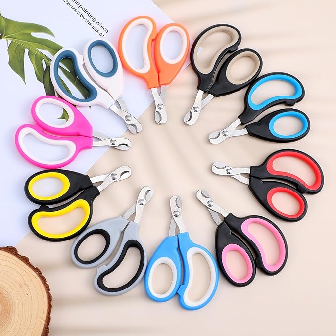 Lemecima 20 Pcs Cat Nail Clipper Bulk Kitten Claw Trimmer Pet Nail Cutter Claw Care for Cats, Kittens, Bunny, Puppy, Rabbit, Gatos, and More