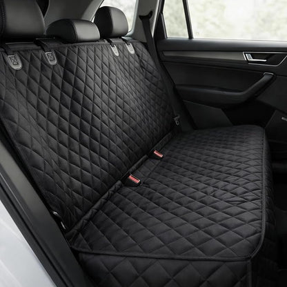 fidozen Waterproof Dog Car Seat Cover with Belt for Back Seat - Washable Pet Protector Accessories for Cars, Trucks, SUVs, and Bench Seats - Auto Backseat Hammock for Small & Large Dogs
