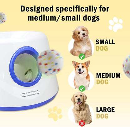 6 Pack Dog Balls, Refill for Automatic Launchers, Specially Designed for Dogs That Like to chew, 2.2inch Stain-Resistant, Perfect for 2.3 Inch Automatic Dog Ball Launcher (ETPU Material)