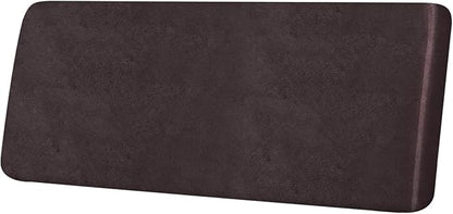 ANARACHON Leather Look Couch Cushion Covers Sofa Seat Slipcovers Sets Couches Furniture Protector for Sectional Armchair Loveseat Pets Kids Stretch Spandex Fabric (1 Cushion XL Sofa, Chocolate)