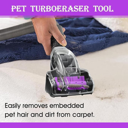 Upgraded 1.35in 2252 Pet Turbine eraser Hair Brush Tool Attachment for Bissell Cleanview Swivel Pet Crosswave 2252 2489 2486 2254 22543 24899 3437F 3774F 27909 Vacuum Replacement Parts 1608089 Purple