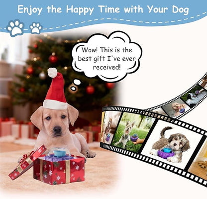 YINEYA Interactive Dog Toy, Feeder Toy with Adjustable Treat Dispensing & DIY Frozen Treats, Dog Enrichment Toys to Keep Them Busy and Mental Stimulation