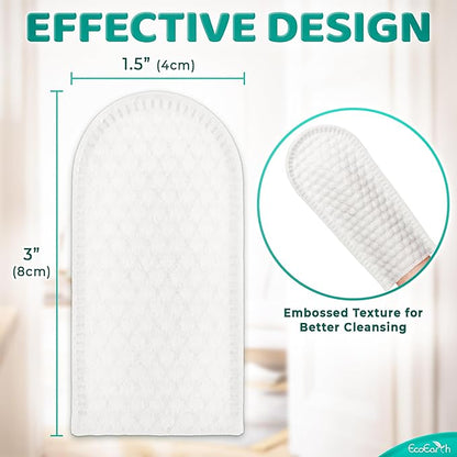 Premium Dog Ear Cleaner Wipes - 50 Pcs - Pet Ear Cleaning Finger Wipes - Pearl-Embossed Texture - Disposable Wipes