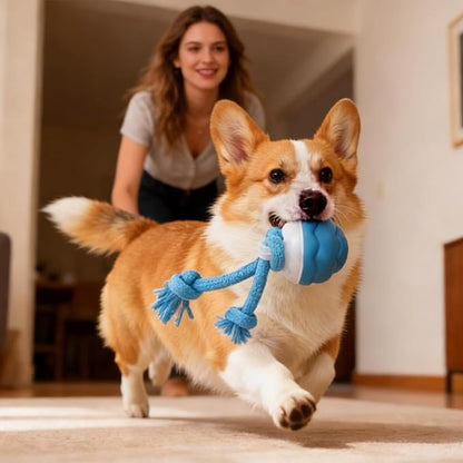 Goosheep 2026 New Interactive Dog Toys, Automatic Moving Dog Ball for Small/Medium/Large Dogs, Interactive Smart Rolling Dogs Toy Ball with Light Up to Keep Them Busy(Blue)