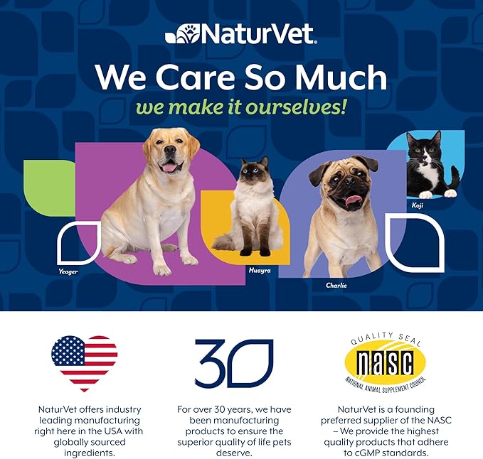 NaturVet Hemp Advanced Joint Health Dog Supplement Soft Chews –Helps Support Joint Health in Dogs – Includes Hemp Seed, Collagen, Glucosamine, MSM, Chondroitin, Omegas – 120 Ct.