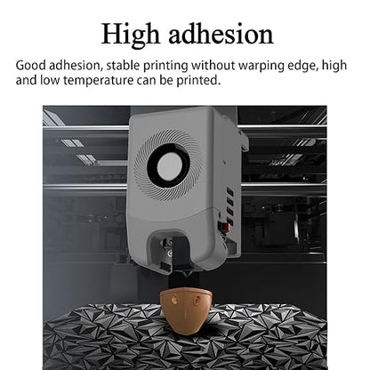 HzdaDeve AD5X Build Plate with Handle for Adventurer 5M/5M Pro/AD5X Double Sided Smooth PEO PET Board Steel Sheet Heated Bed PEI Platform Glue-Free Printing for FLASHFORGE 3D Printer (PEO+PET)