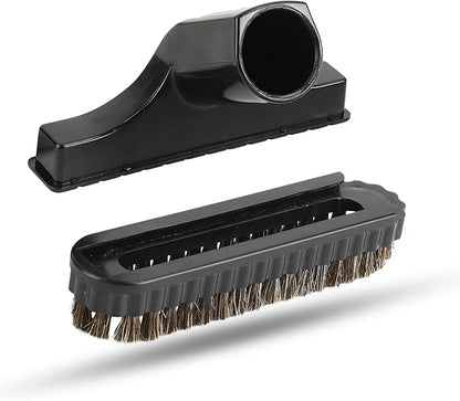 1.25” Vacuum Cleaner Attachment Accessories, Deluxe Floor Brush, Dust, Crevice Tool, Turbo Brush, Upholstery, Fits Shop Vac, Oreck, Bissell, Hoover, Shark, Kirby, Rainbow (5-Pack Turbo)