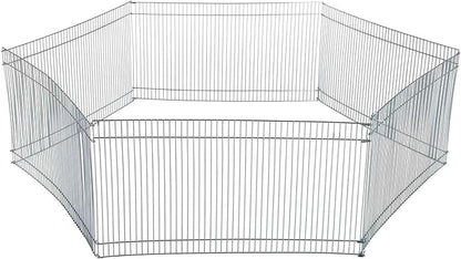 TRIXIE Small Animal Indoor Wire Playpen, Portable Hamster Exercise Pen, 10" Tall