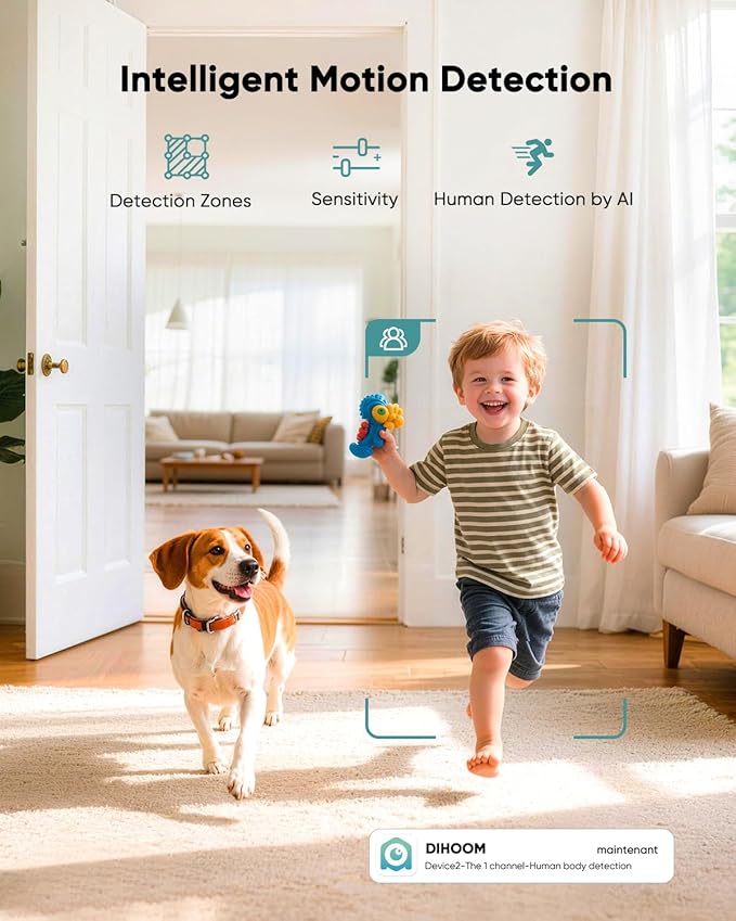 Battery Powered pet camera,true Wireless Indoor Camera, 4MP 2.5K WiFi Camera with Color Night Vision, 355° Pan Tilt, Motion Detection, 2-Way Audio, Dog/Cat/Kids/Baby/Pet Monitor & home security